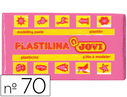 PLASTILINA JOVI 70 ROSA UNIDAD TAMAO PEQUEO