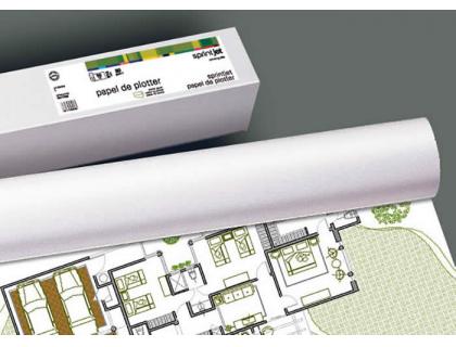 PAPEL REPROGRAFIA PARA PLOTTER FABRISA PLUS 914X50X50 MT 80GR