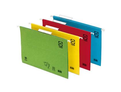 CARPETA COLGANTE GIO FOLIO CARTULINA 230G/M2 VISOR SUPERIOR VERDE